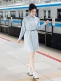  Đầm nữ  Loose Shirt dress  C1-042 