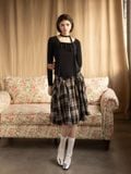  Chân váy nữ  Checkered Skirt  B3-028 