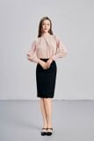  Áo kiểu nữ  Back Ribbon Blouse  A1-034 