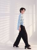  Quần dài nữ  Tucked Straight Black  B1-030 