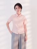  Áo sơmi nữ  Short Sleeve Shirt Pink  A2-032PK 