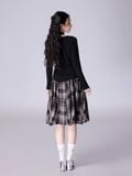  Chân váy nữ  Checkered Skirt  B3-028 