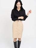  Chân váy nữ  Cotton Midi  Pencil Skirt  B3-006 