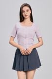  Áo kiểu nữ  Pink Striped Top  NAR-A048 