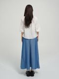  Áo kiểu nữ  Ribbon Puff Blouse  A1-039 