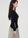  Áo thun nữ  Asym Slit Top   NAR-A033 