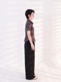  Áo sơmi nữ  Short Sleeve Shirt Grey  A2-032GR 
