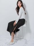  Chân váy nữ  Ribbon Slit Skirt  NAR-B018 