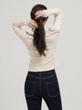  Áo thun nữ  Lace Ribbed Top  A3-038 