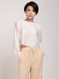  Áo kiểu nữ  Cropped & Back slit  A3-002 