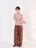  Áo kiểu nữ  Henryneck Blouse  A1-035 