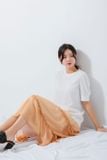  Chân váy nữ  Ribbon Skirt    Yellow  NAR-B056YL-F 