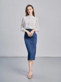  Chân váy nữ  Tucked Long Skirt  B3-001 