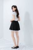  Chân váy nữ  Corduroy Mini Skirt  NAR-001BK 