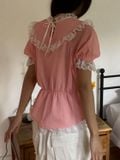  Áo kiểu nữ  Baroque Top PK  EXC-021PK-F 