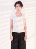  Áo kiểu nữ  Ribbon Blouse  NAR-A047 