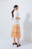  Chân váy nữ  Ribbon Skirt    Yellow  NAR-B056YL-F 