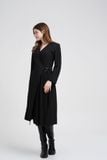 Đầm nữ  Black Long dress  C1-030 
