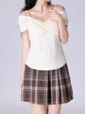  Áo thun nữ  Drape Top  A3-043 