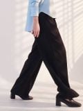  Quần dài nữ  Tucked Straight Black  B1-030 