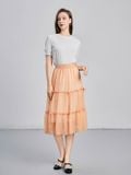  Chân váy nữ  Ribbon Skirt    Yellow  NAR-B056YL-F 