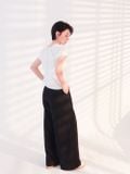  Quần dài nữ  Wide Slack Black  B1-039 