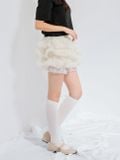  Quần ngắn nữ  Tutu Skirt Cream  B2-011 