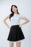  Chân váy nữ  Corduroy Mini Skirt  NAR-001BK 