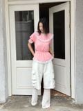  Áo kiểu nữ  Baroque Top PK  EXC-021PK-F 