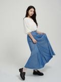  Áo kiểu nữ  Ribbon Puff Blouse  A1-039 