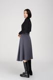  Chân váy nữ  Box  pleated Midi  B3-012 