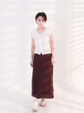 Áo kiểu nữ  Ribbon Blouse  NAR-A047 