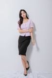  Áo kiểu nữ  Pink Striped Top  NAR-A048 