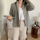  Áo sơmi nữ  S.Shirt  A2-029GN 