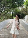  Chân váy nữ Floral Ribbon Skirt  B3-030 