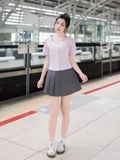  Áo kiểu nữ  Pink Striped Top  NAR-A048 
