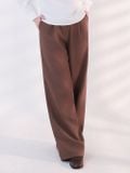  Quần dài nữ  Tucked Straight Brown  B1-030 