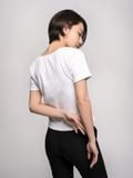  Áo thun nữ  Ribbed V  neck  A3-010 