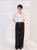  Quần dài nữ  Tucked Straight Black  B1-030 