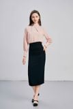  Áo kiểu nữ  Back Ribbon Blouse  A1-034 