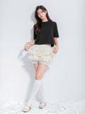  Quần ngắn nữ  Tutu Skirt Cream  B2-011 