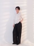  Quần dài nữ  Tucked Straight Black  B1-030 