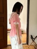  Áo kiểu nữ  Baroque Top PK  EXC-021PK-F 