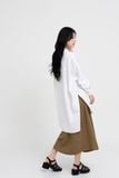  Áo sơmi nữ  White Long Shirt  A2-026 