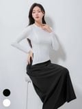  Áo thun nữ  Asym Slit Top   NAR-A033 