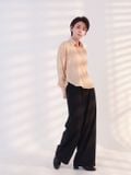  Quần dài nữ  Tucked Straight Black  B1-030 