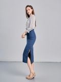  Chân váy nữ  Tucked Long Skirt  B3-001 
