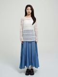  Chân váy nữ  Flowy Long Skirt  B3-027 