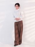  Quần dài nữ  Tucked Straight Brown  B1-030 