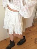  Chân váy nữ Floral Ribbon Skirt  B3-030 
